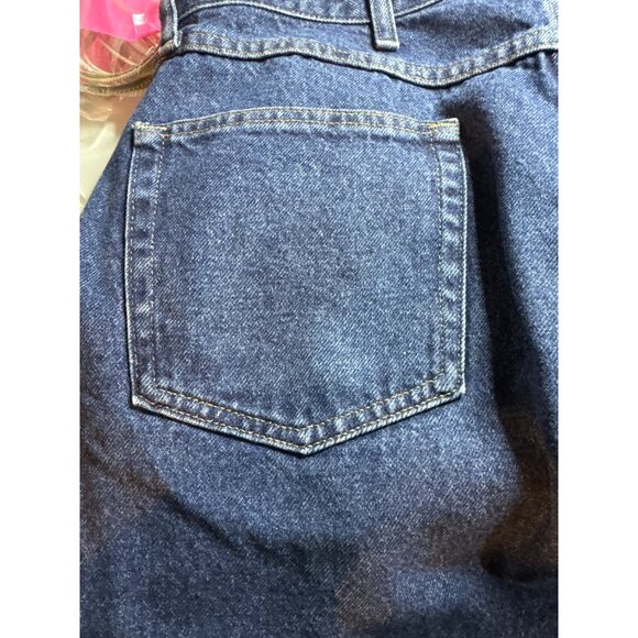 Wrangler Authentic Premium Blue Blue Jeans Classic Five-Pocket Zipper Fly 36x28 - Picture 5 of 6